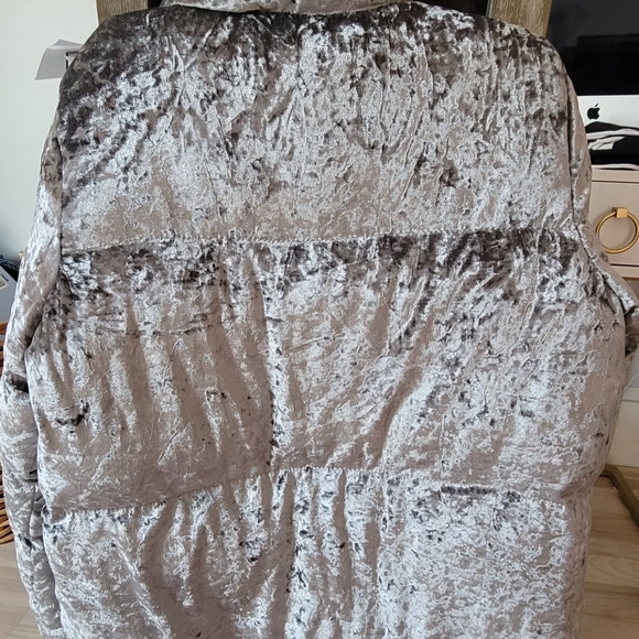 Silence + Noise Velvet Puffer Jacket - Picture 4 of 4